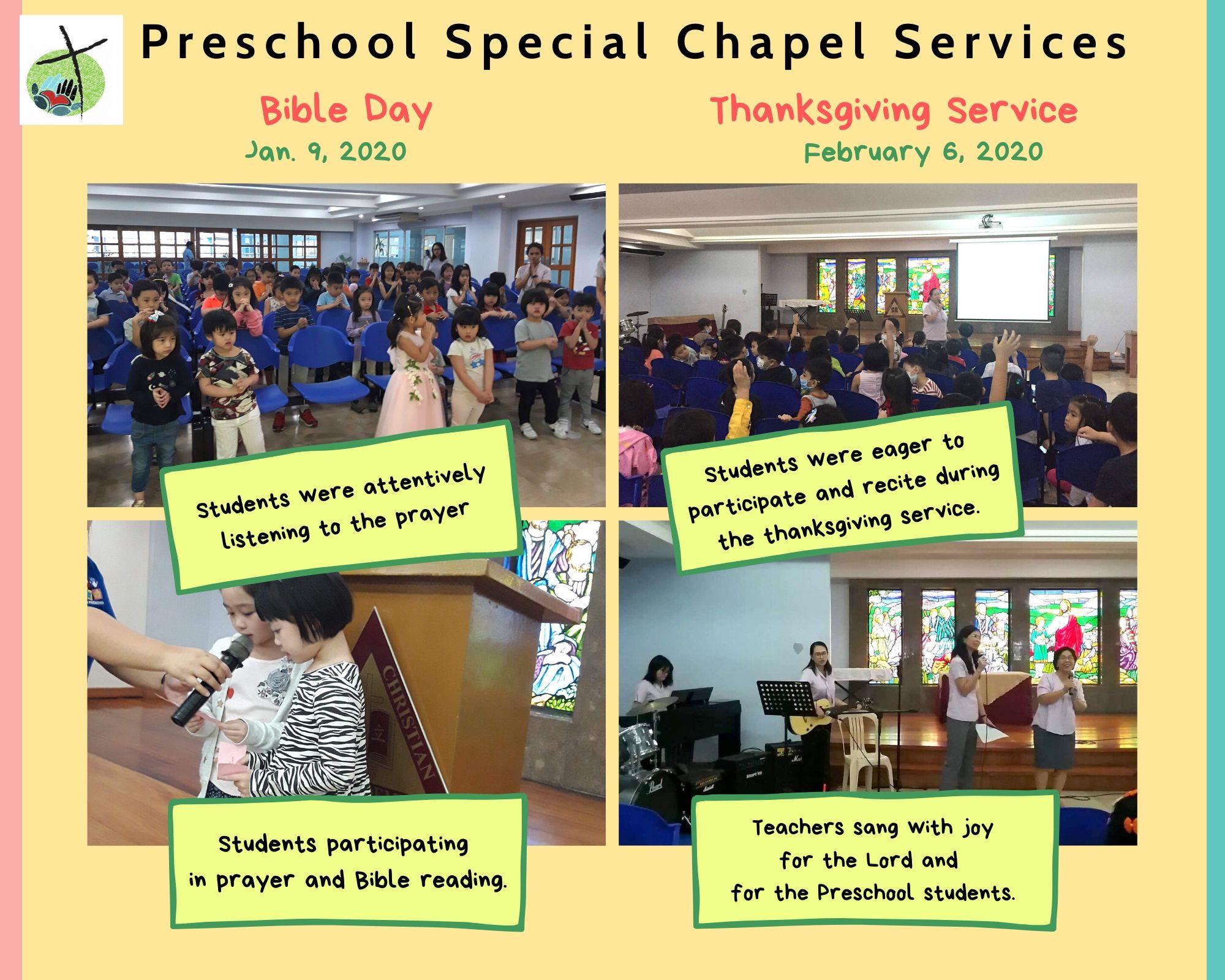 Preschool Special Chapel Services